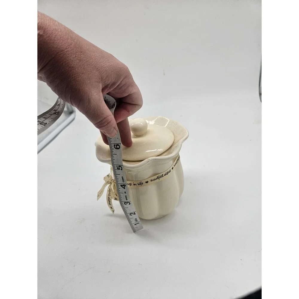 Ceramic Candle Holder Sweet Things In Life, Heart Felt  Wishes